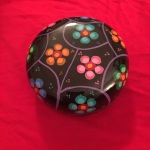 Small hand painted Mexican trinket bowl.